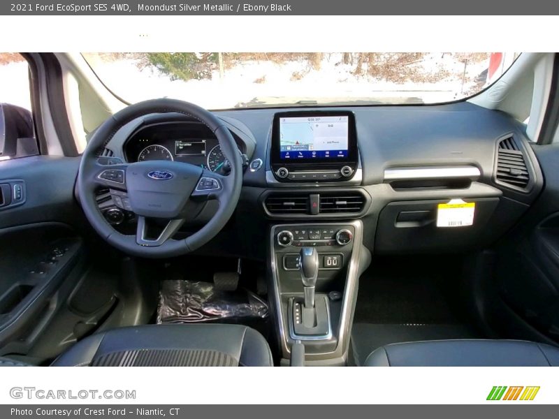 Moondust Silver Metallic / Ebony Black 2021 Ford EcoSport SES 4WD