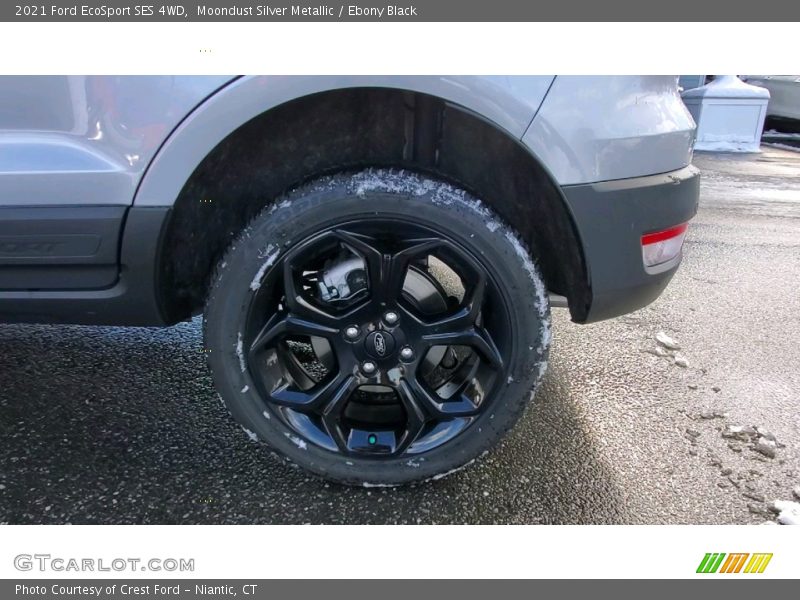 Moondust Silver Metallic / Ebony Black 2021 Ford EcoSport SES 4WD
