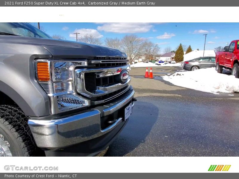 Carbonized Gray / Medium Earth Gray 2021 Ford F250 Super Duty XL Crew Cab 4x4