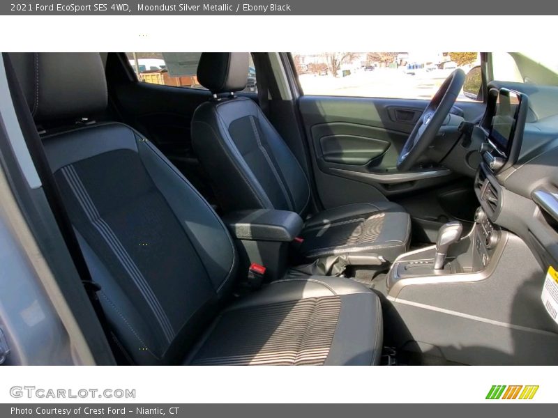 Moondust Silver Metallic / Ebony Black 2021 Ford EcoSport SES 4WD