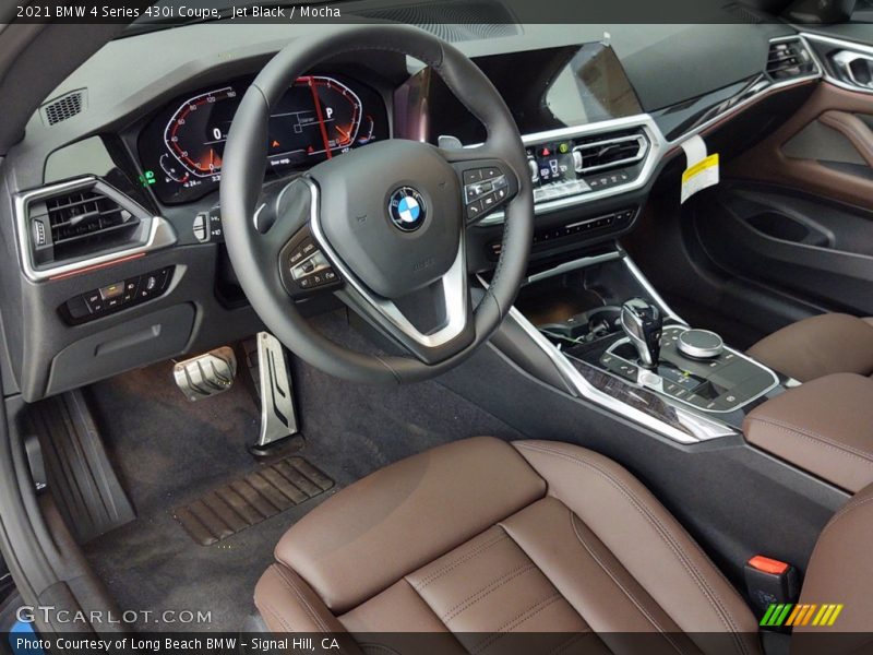 Jet Black / Mocha 2021 BMW 4 Series 430i Coupe