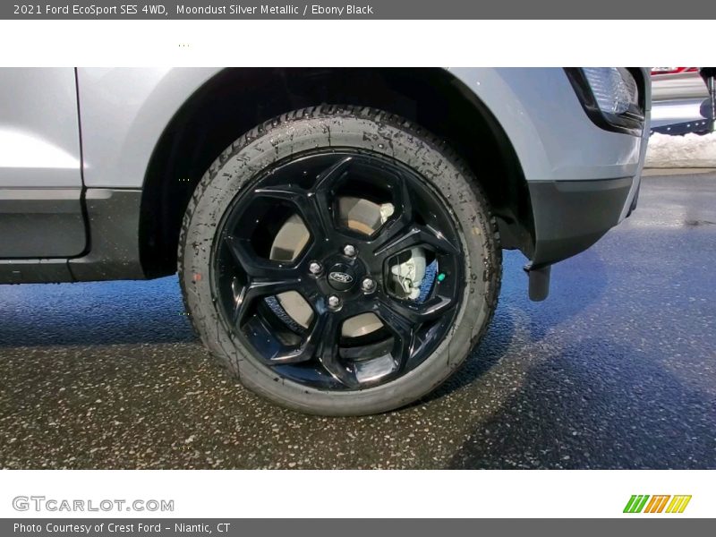 Moondust Silver Metallic / Ebony Black 2021 Ford EcoSport SES 4WD