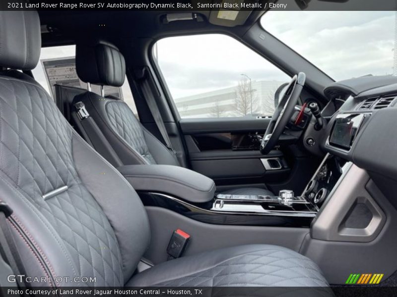 Front Seat of 2021 Range Rover SV Autobiography Dynamic Black