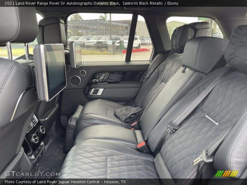 Rear Seat of 2021 Range Rover SV Autobiography Dynamic Black