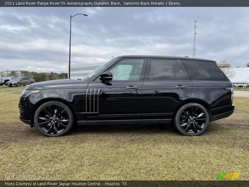  2021 Range Rover SV Autobiography Dynamic Black Santorini Black Metallic