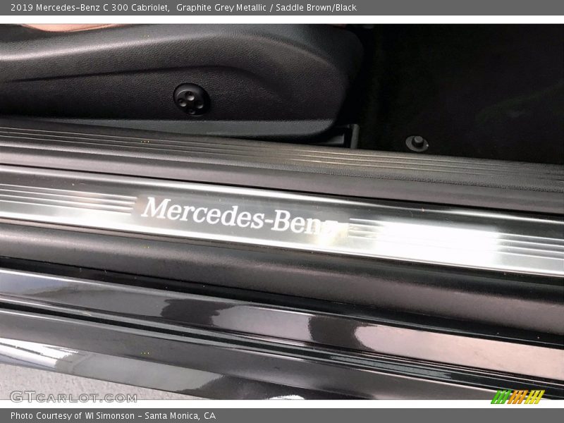 Graphite Grey Metallic / Saddle Brown/Black 2019 Mercedes-Benz C 300 Cabriolet