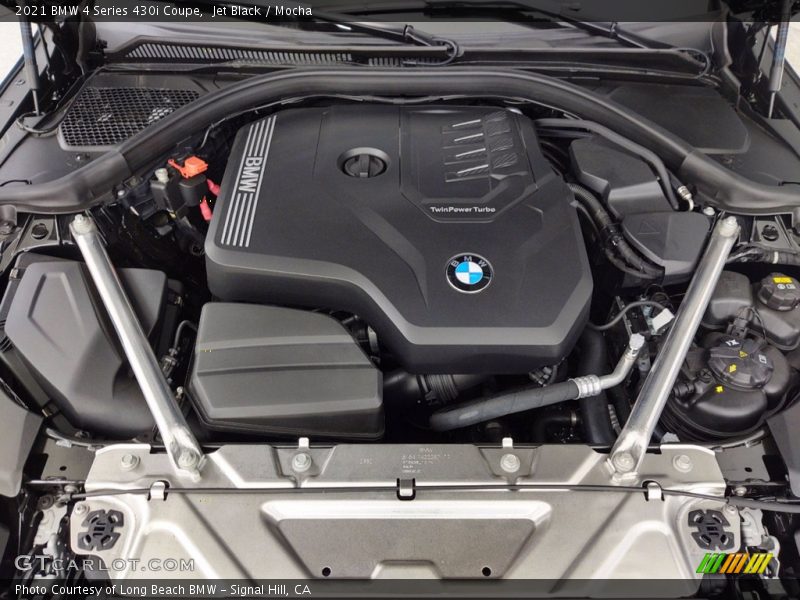 Jet Black / Mocha 2021 BMW 4 Series 430i Coupe