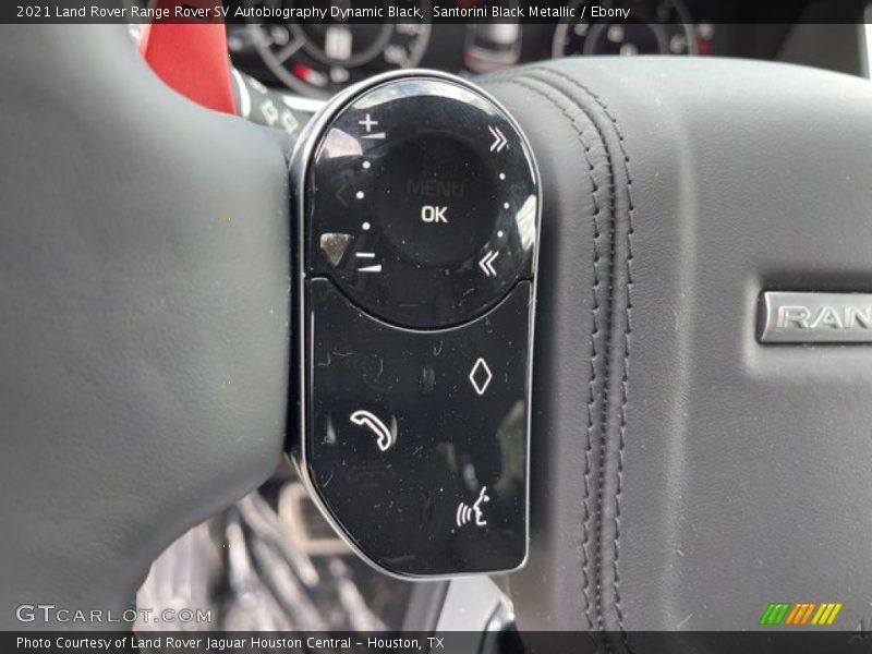  2021 Range Rover SV Autobiography Dynamic Black Steering Wheel