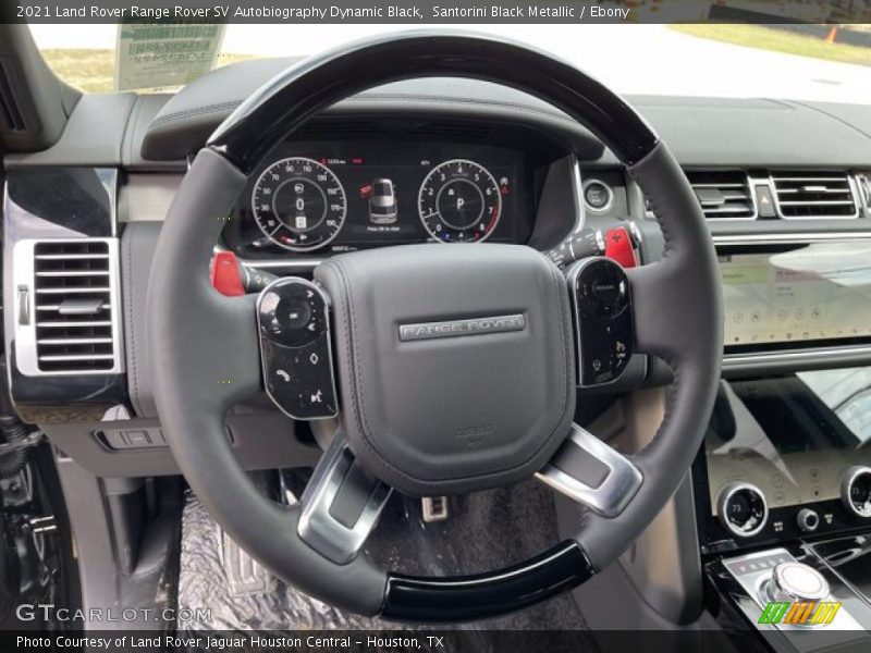  2021 Range Rover SV Autobiography Dynamic Black Steering Wheel