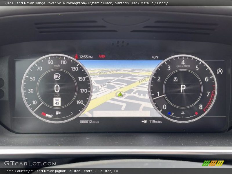  2021 Range Rover SV Autobiography Dynamic Black SV Autobiography Dynamic Black Gauges