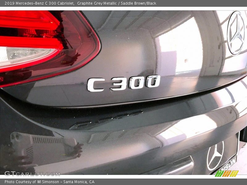 Graphite Grey Metallic / Saddle Brown/Black 2019 Mercedes-Benz C 300 Cabriolet