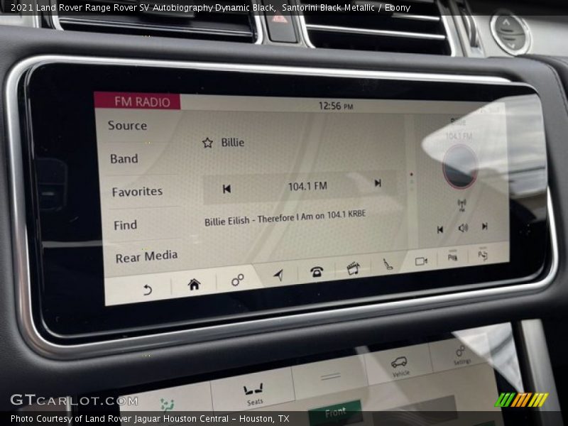 Audio System of 2021 Range Rover SV Autobiography Dynamic Black
