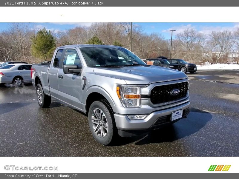 Iconic Silver / Black 2021 Ford F150 STX SuperCab 4x4