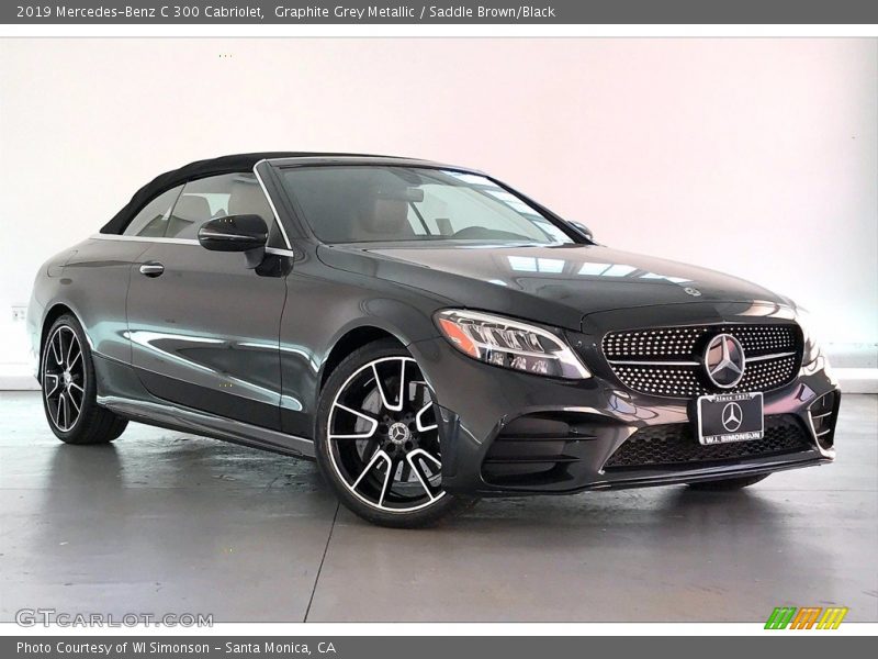 Front 3/4 View of 2019 C 300 Cabriolet
