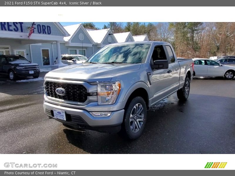 Iconic Silver / Black 2021 Ford F150 STX SuperCab 4x4