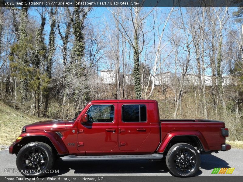 Snazzberry Pearl / Black/Steel Gray 2021 Jeep Gladiator High Altitude 4x4