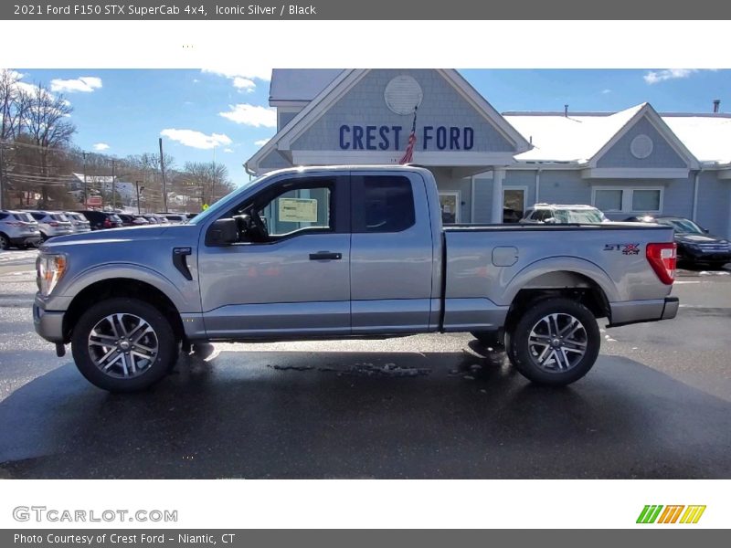 Iconic Silver / Black 2021 Ford F150 STX SuperCab 4x4