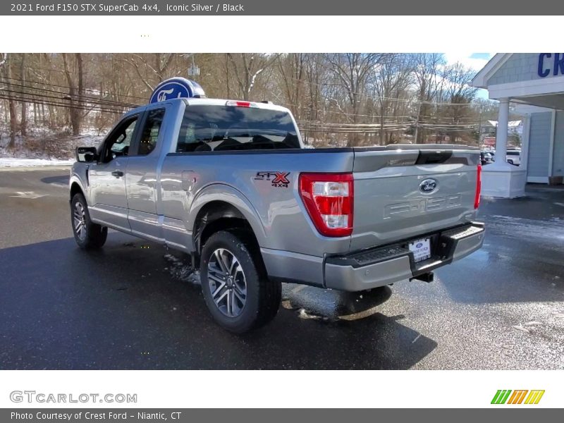Iconic Silver / Black 2021 Ford F150 STX SuperCab 4x4
