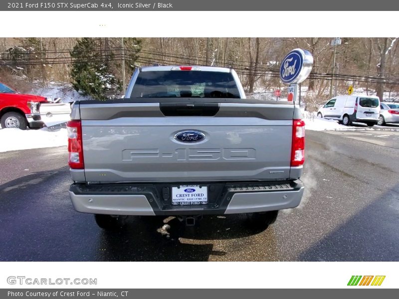 Iconic Silver / Black 2021 Ford F150 STX SuperCab 4x4