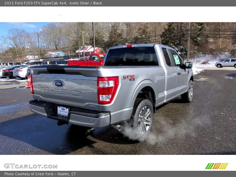 Iconic Silver / Black 2021 Ford F150 STX SuperCab 4x4