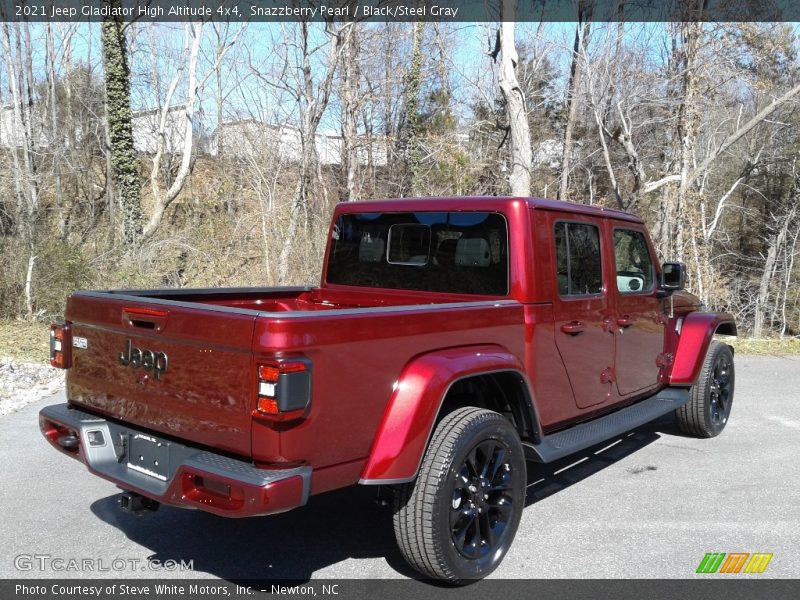 Snazzberry Pearl / Black/Steel Gray 2021 Jeep Gladiator High Altitude 4x4