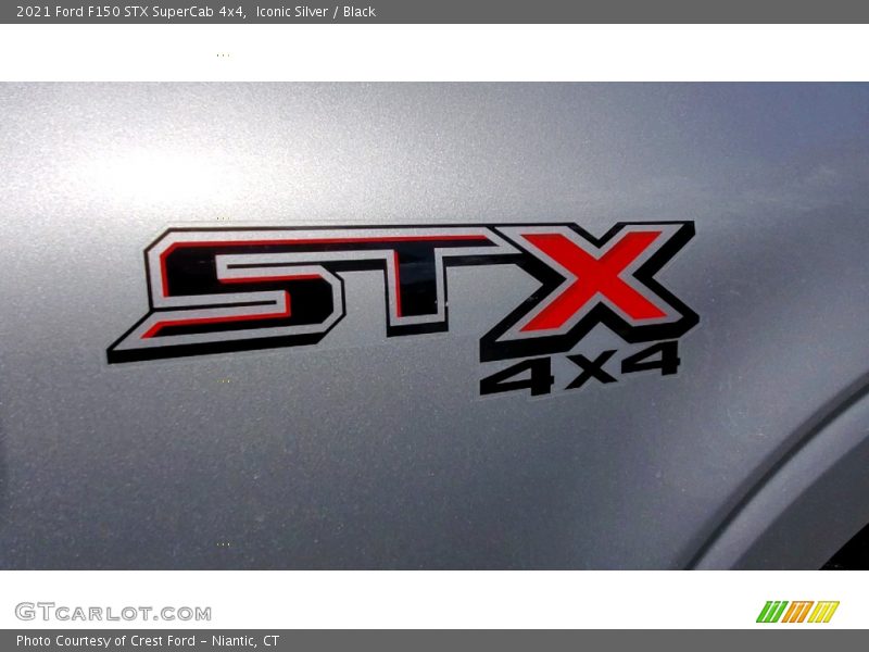 Iconic Silver / Black 2021 Ford F150 STX SuperCab 4x4