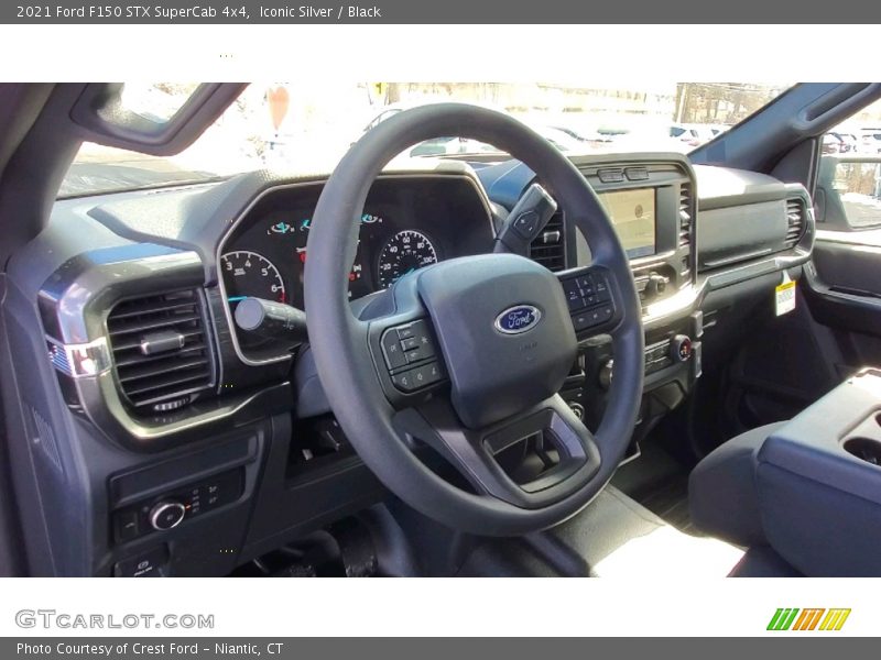 Iconic Silver / Black 2021 Ford F150 STX SuperCab 4x4