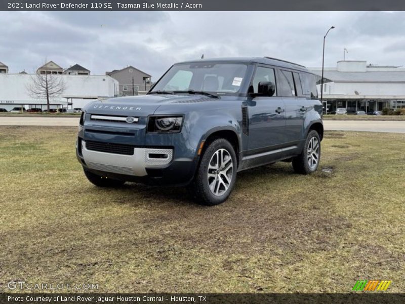 Tasman Blue Metallic / Acorn 2021 Land Rover Defender 110 SE
