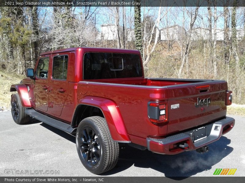 Snazzberry Pearl / Black/Steel Gray 2021 Jeep Gladiator High Altitude 4x4