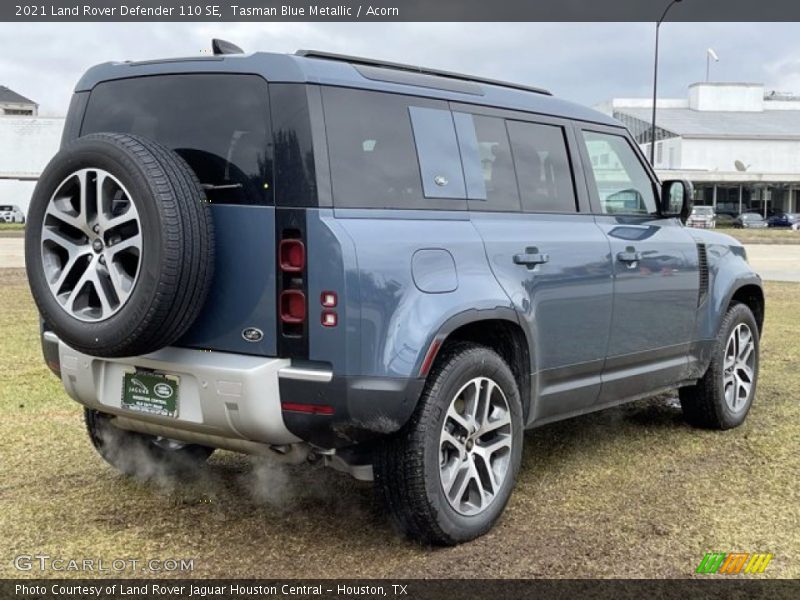 Tasman Blue Metallic / Acorn 2021 Land Rover Defender 110 SE