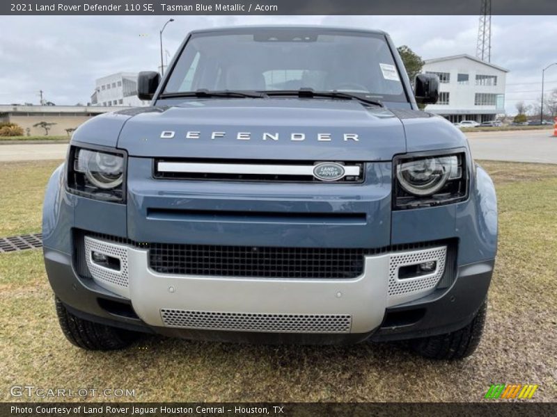 Tasman Blue Metallic / Acorn 2021 Land Rover Defender 110 SE