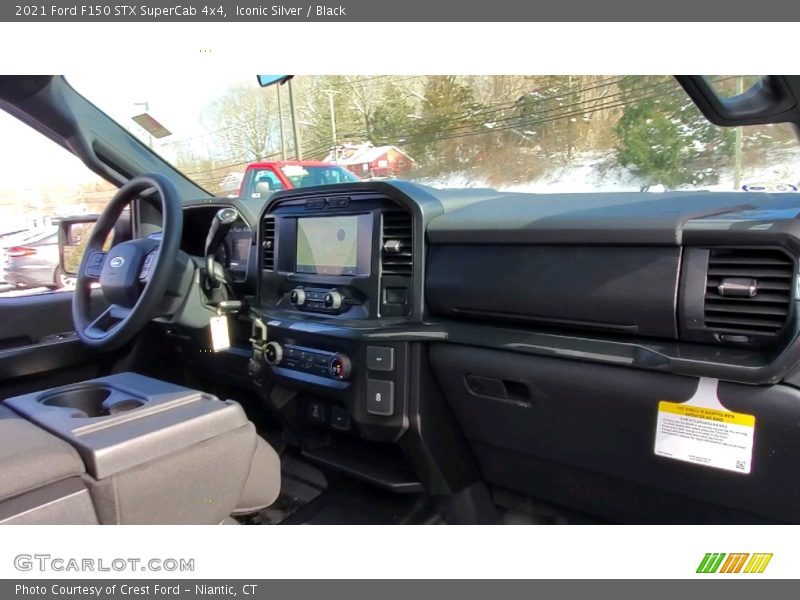 Iconic Silver / Black 2021 Ford F150 STX SuperCab 4x4