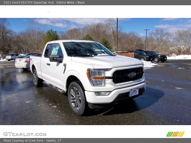 Oxford White / Black 2021 Ford F150 STX SuperCab 4x4