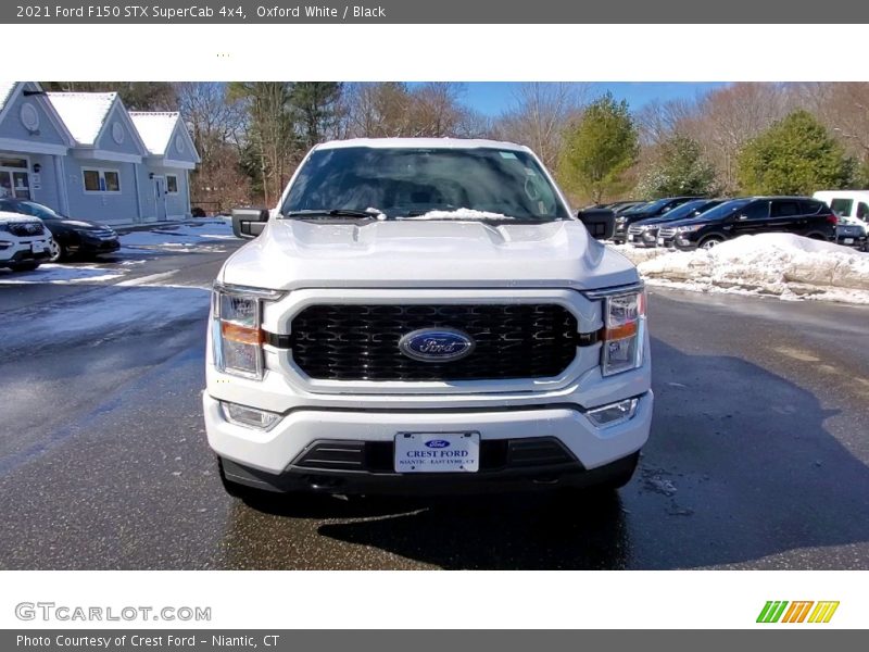 Oxford White / Black 2021 Ford F150 STX SuperCab 4x4