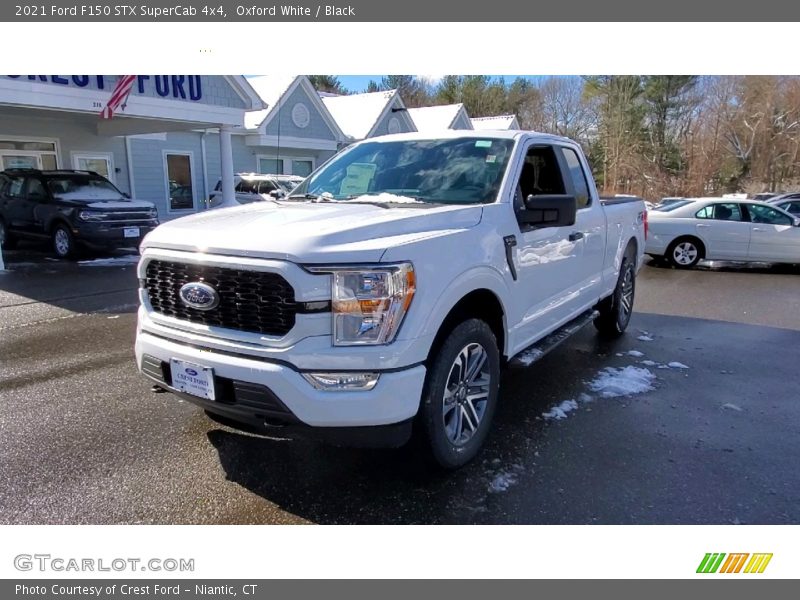 Oxford White / Black 2021 Ford F150 STX SuperCab 4x4