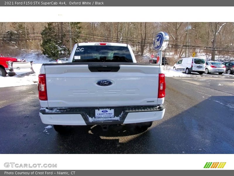 Oxford White / Black 2021 Ford F150 STX SuperCab 4x4