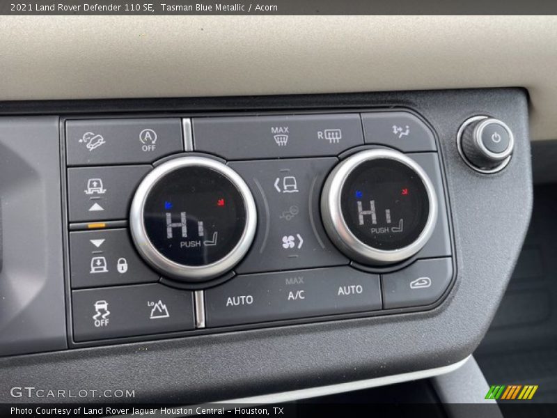 Controls of 2021 Defender 110 SE