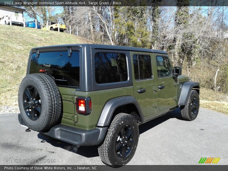 Sarge Green / Black 2021 Jeep Wrangler Unlimited Sport Altitude 4x4