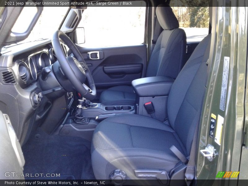 Sarge Green / Black 2021 Jeep Wrangler Unlimited Sport Altitude 4x4