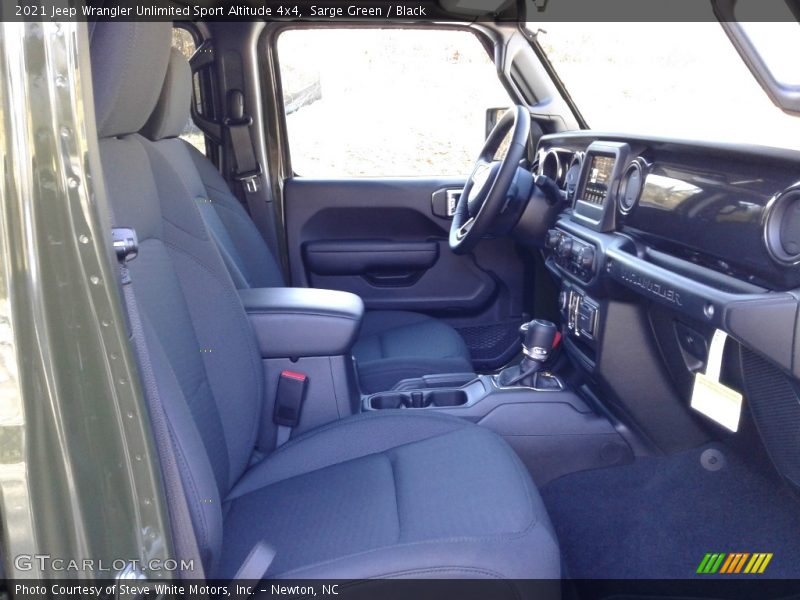 Sarge Green / Black 2021 Jeep Wrangler Unlimited Sport Altitude 4x4