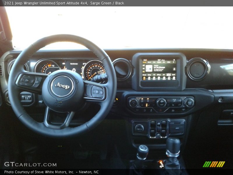 Sarge Green / Black 2021 Jeep Wrangler Unlimited Sport Altitude 4x4