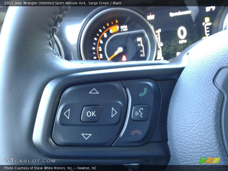 Sarge Green / Black 2021 Jeep Wrangler Unlimited Sport Altitude 4x4