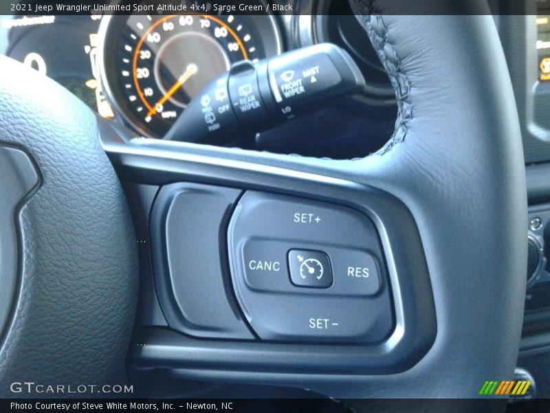 Sarge Green / Black 2021 Jeep Wrangler Unlimited Sport Altitude 4x4