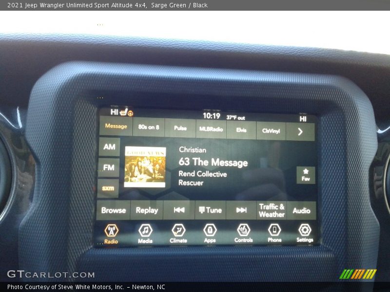 Sarge Green / Black 2021 Jeep Wrangler Unlimited Sport Altitude 4x4