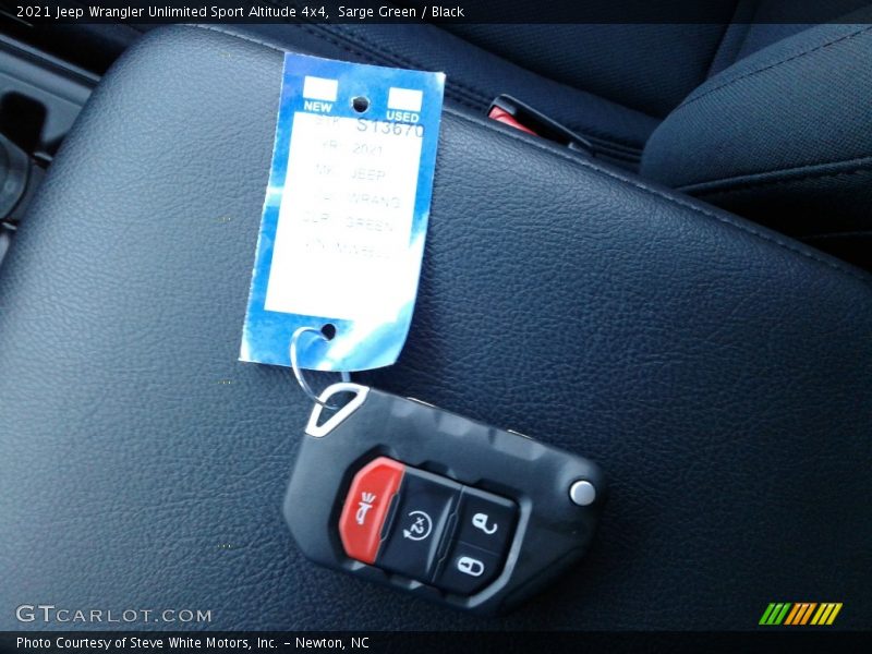 Sarge Green / Black 2021 Jeep Wrangler Unlimited Sport Altitude 4x4