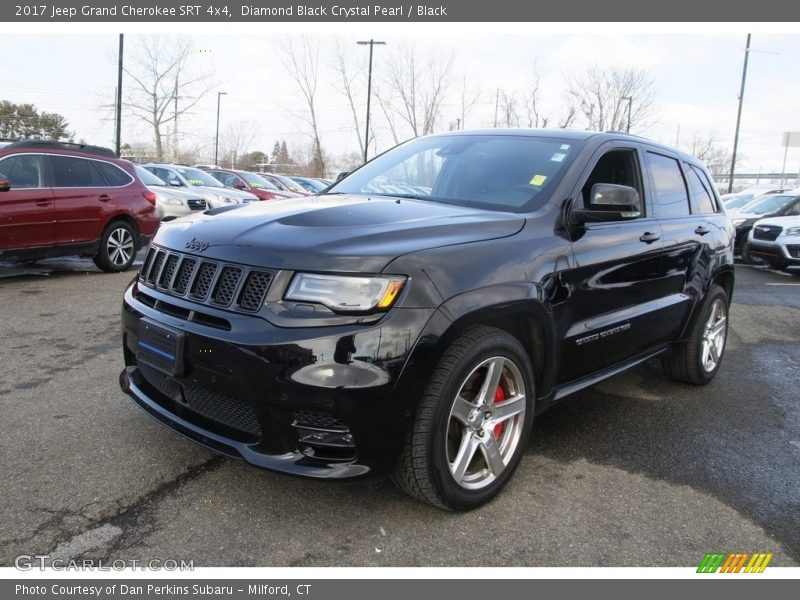 Diamond Black Crystal Pearl / Black 2017 Jeep Grand Cherokee SRT 4x4