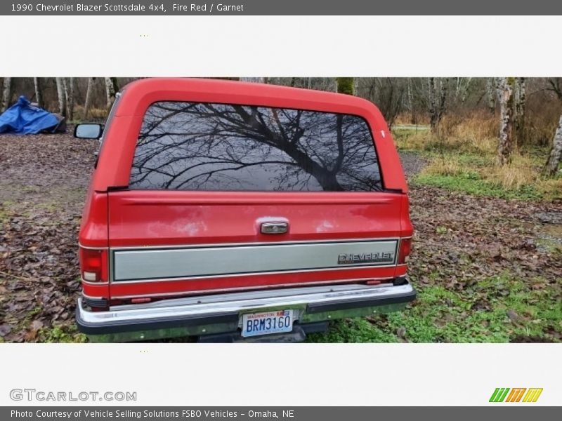  1990 Blazer Scottsdale 4x4 Fire Red