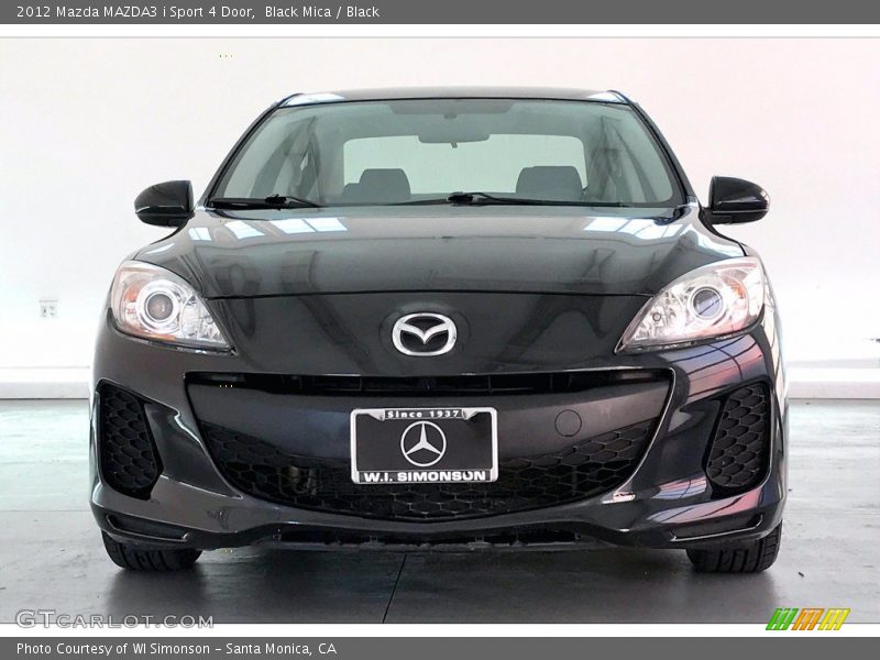 Black Mica / Black 2012 Mazda MAZDA3 i Sport 4 Door