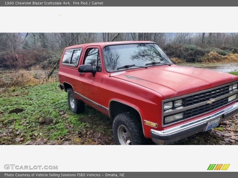  1990 Blazer Scottsdale 4x4 Fire Red
