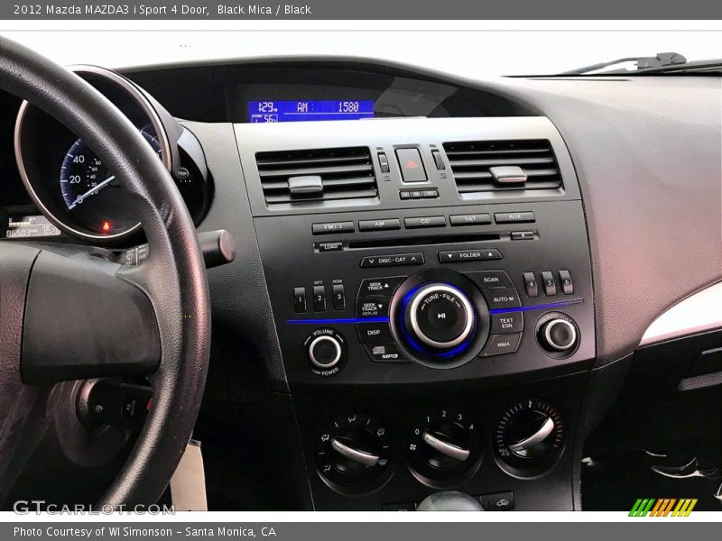 Black Mica / Black 2012 Mazda MAZDA3 i Sport 4 Door